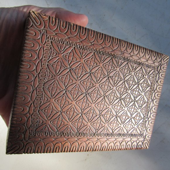 Antique Carved Wooden Box - Picture 5 of 5